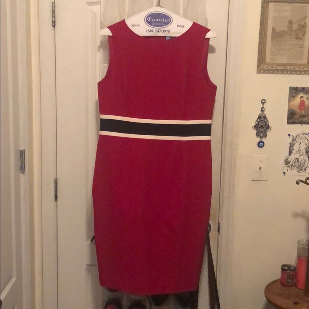 Red Black Label Dress